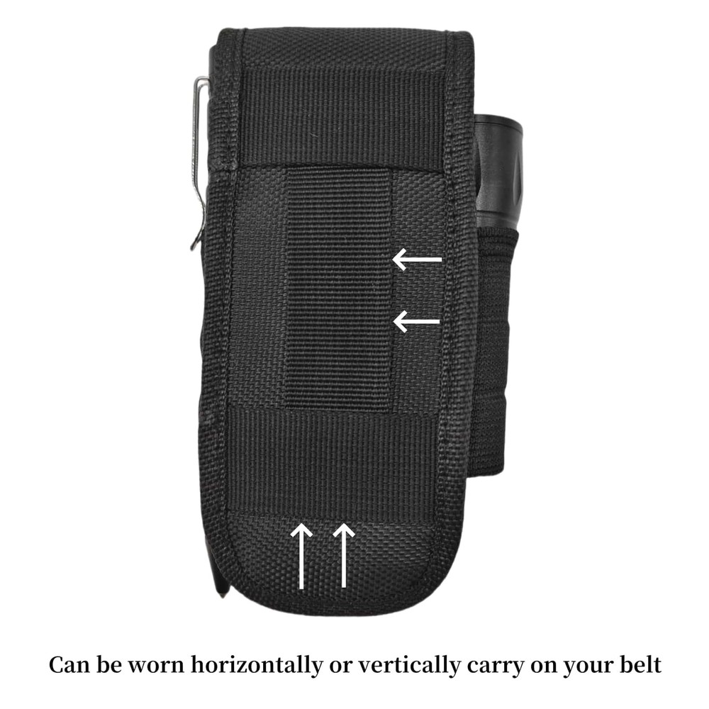 Multitool Nylon Sheath for 4.5'' to 5'' Multitool- Horizontally Large, Black
