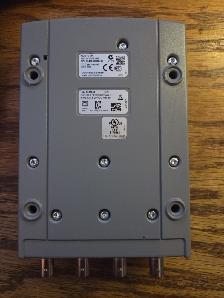 Axis Communications P7214 Video Encoder 0417-001-01