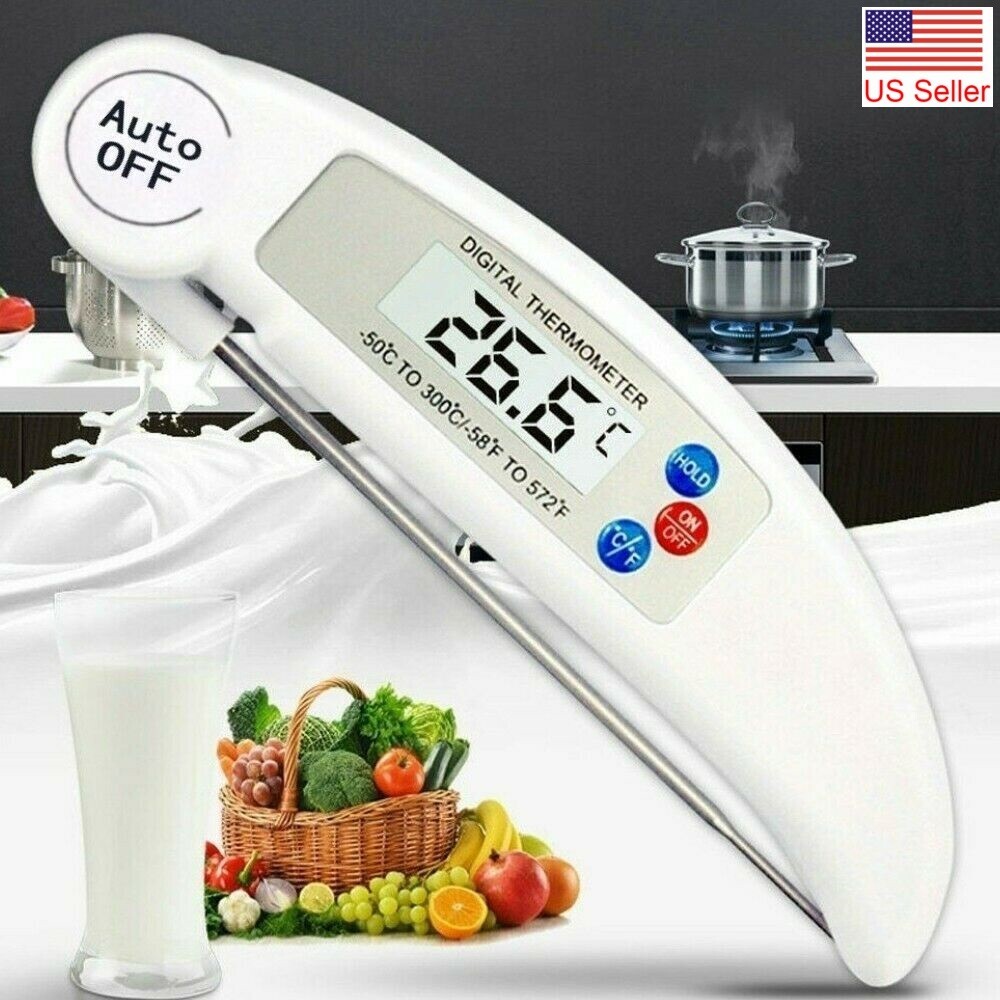 Digital Instant Read Meat Thermometer for Grill & Kitchen | 4.5" Probe