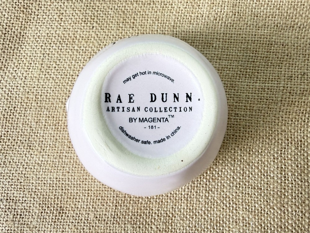 Rae Dunn Pink Ceramic Half Measuring Replacement Matte Cup