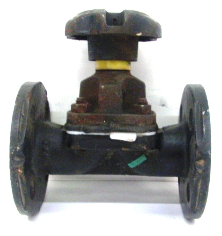 SAUNDERS DIAPHRAGM VALVE 3/4" PORTS FLANGED