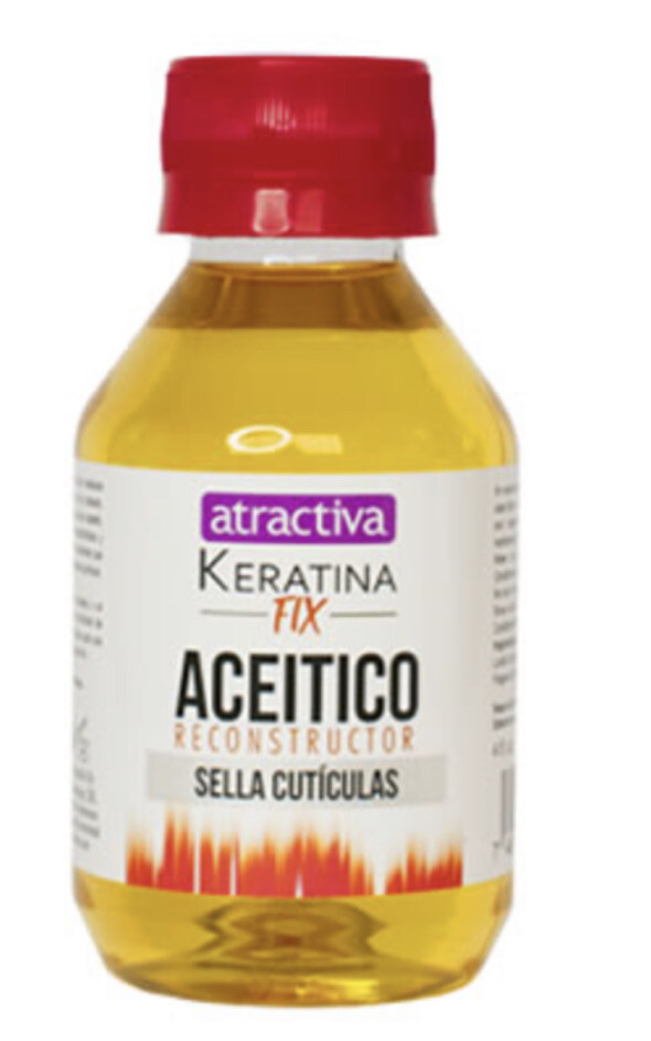 Atractiva Keratina Fix Reconstructor Capilar EL Aceitico) 4oz