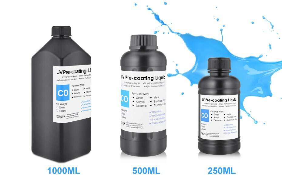 1000ML No Odor UV Coating Fluid For UV Flatbed Printer UV Pretreatment Solution