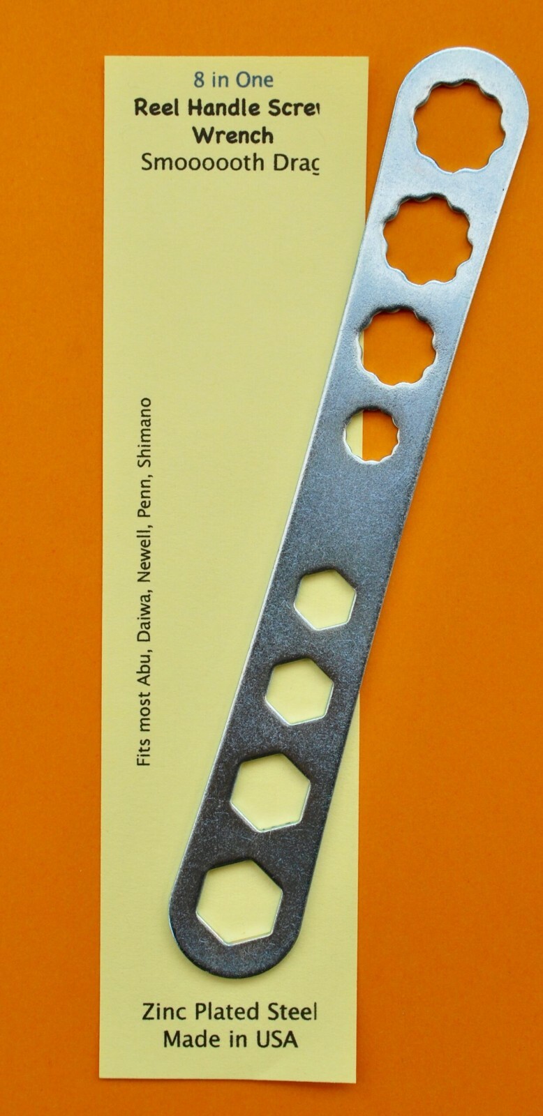 Universal Handle Nut Reel Wrench 8 + 1  Newell, Penn, ABU, Daiwa & Shimano