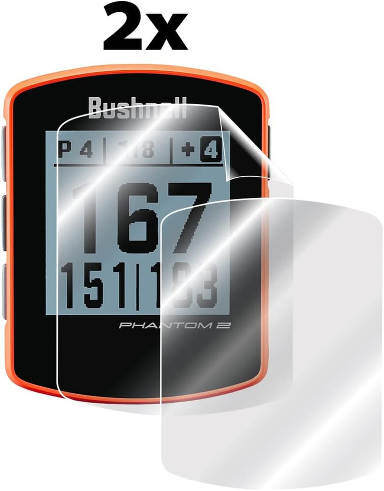 IPG Compatible with Bushnell Phantom 2 GPS Rangefinder Screen Protector (2 Units