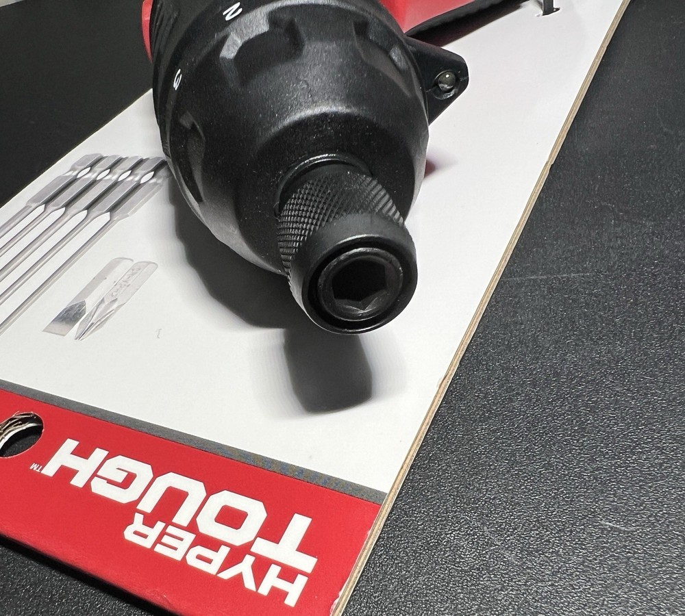 HYPER TOUGH 4V Rotating Head Cordless Screwdriver 2-Position Handle 6062