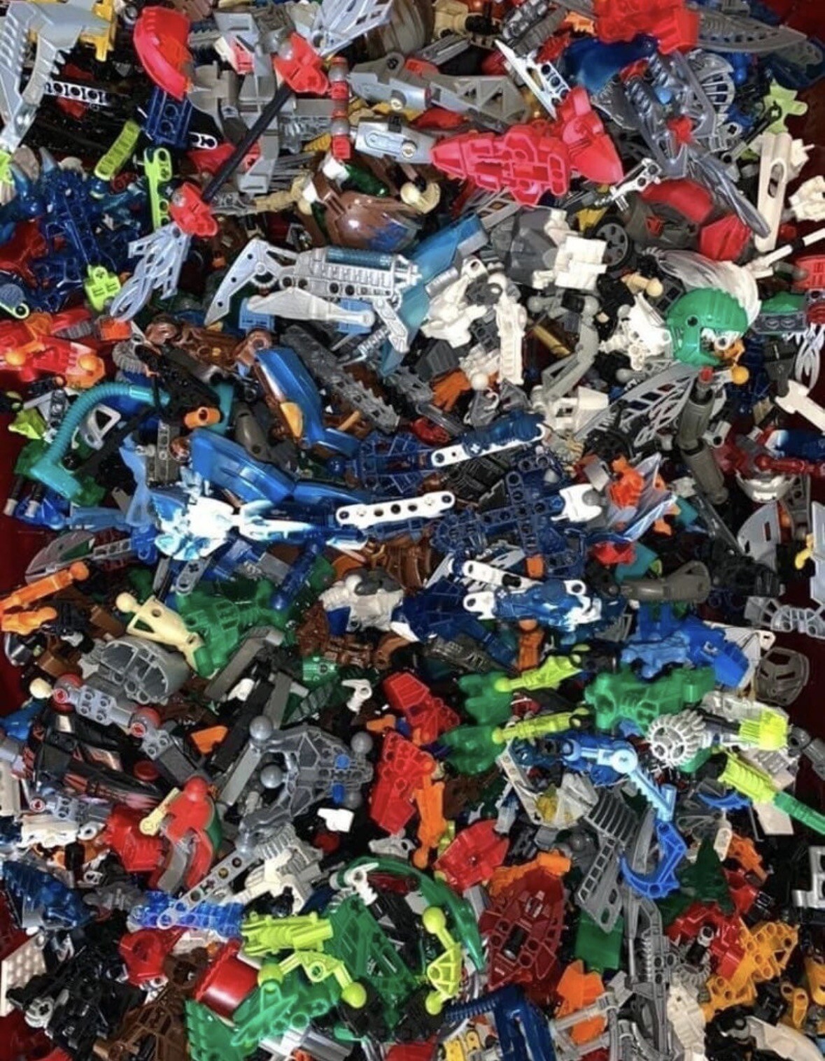LEGO BIONICLE Hero Factory Bulk Lot 100+ Parts Pieces MASKS MOC