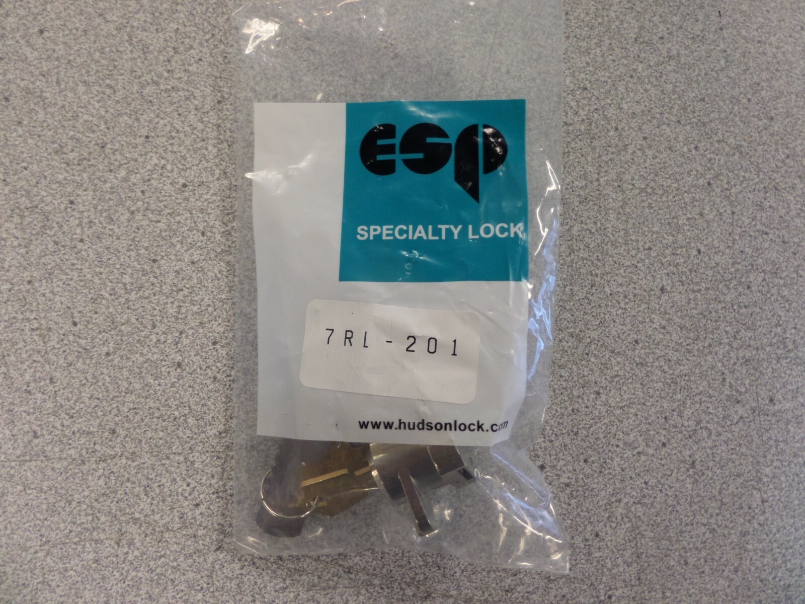 ESP 7RLKA201 RATCHETING GLASS DOOR SHOWCASE LOCK KEYED ALIKE 201