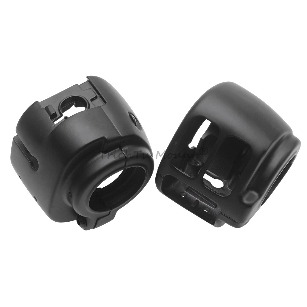 Handlebar Switch Housing Covers Hand Control Button Caps For Harley Dyna Softail