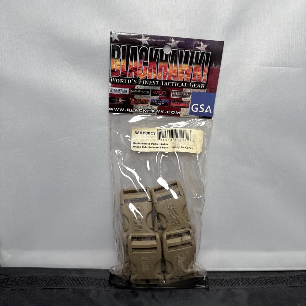 Blackhawk Quick Attach Side Release Replacement Part for Tactical Vest 6 Pack