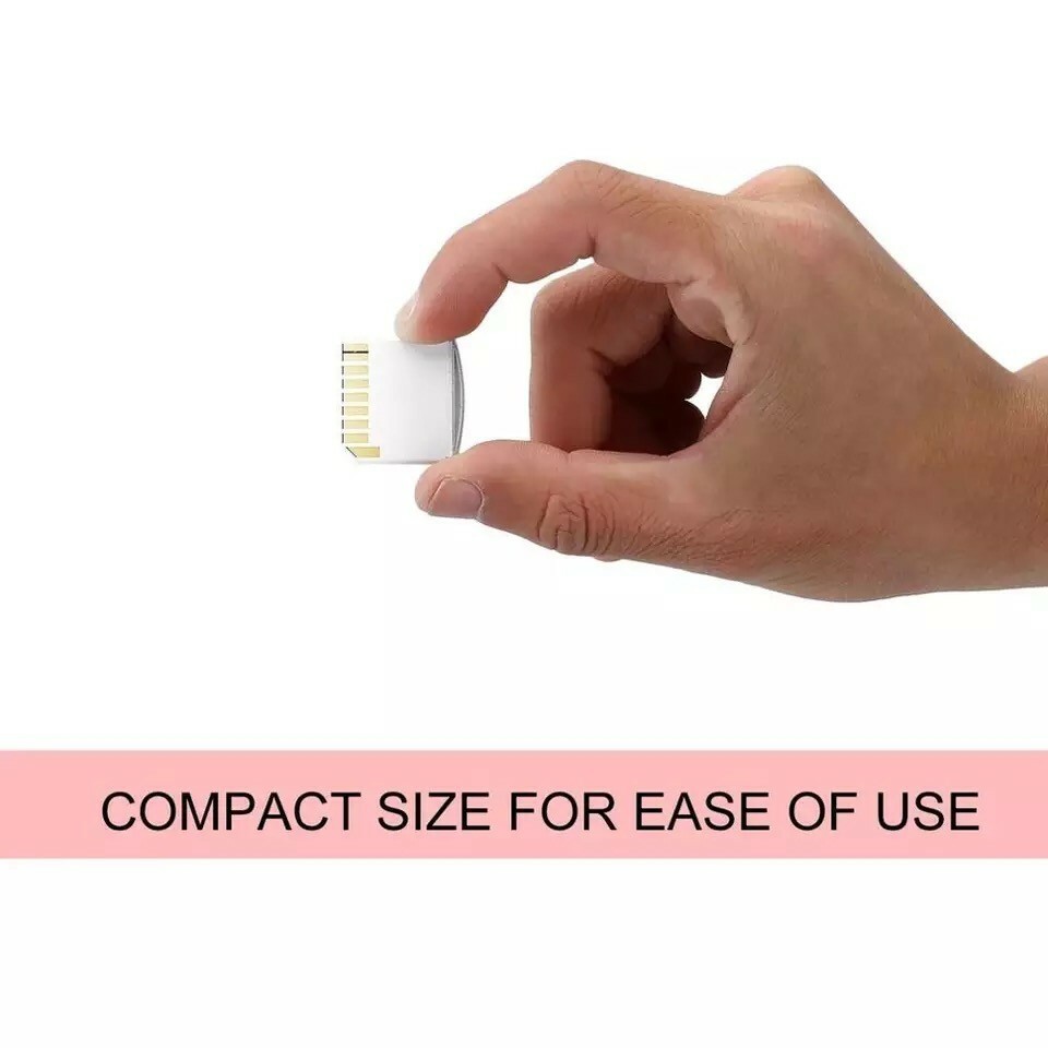 2 Pack Micro SD Card Reader Writer Micro SD/TF To SD Converter Adapter For...