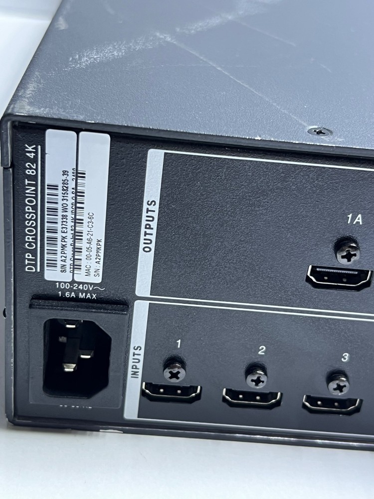 Extron DTP Crosspoint 82 4K Digital Presentation Matrix