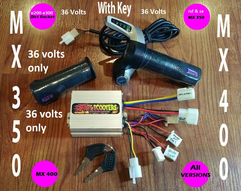 Razor 36v mx350 mx400 - 36volt Overvolt Kit 24v to 36v Controller Kit - e300