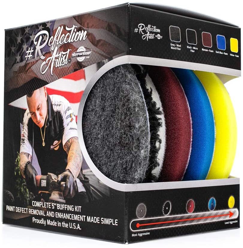 Buff and Shine® Reflection Artist™ Complete 5" & 6" Buffing Kit