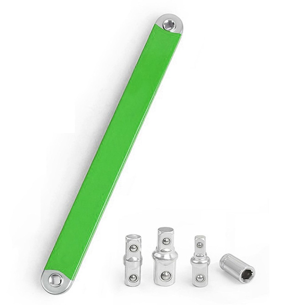 Offset Extension Wrench Hand Tool with Drive Adapters