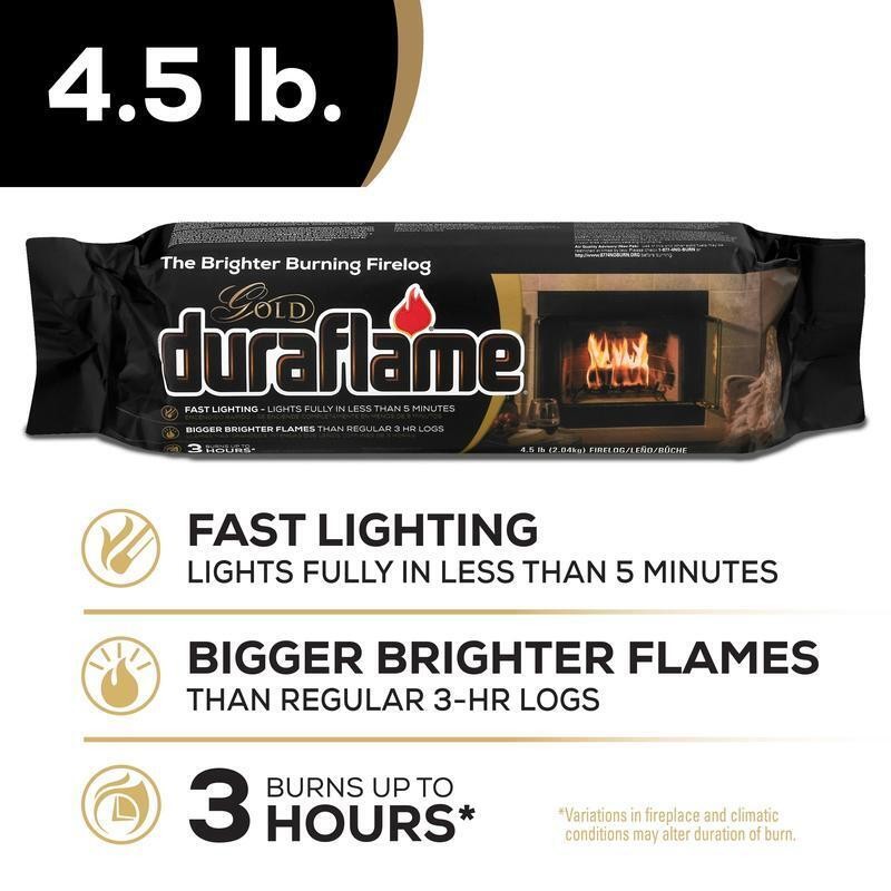Ultra Premium Firelogs 4.5 lb 6-Pack 3 Hour Burn Eco-Friendly Fireplace Logs New