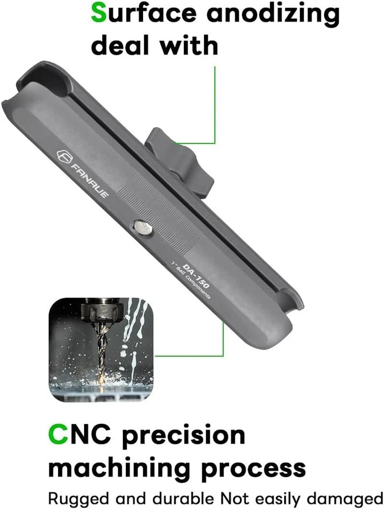 Double Socket Arm - Full Length 5.9" Compatible with B Size 1" Ball Components(D