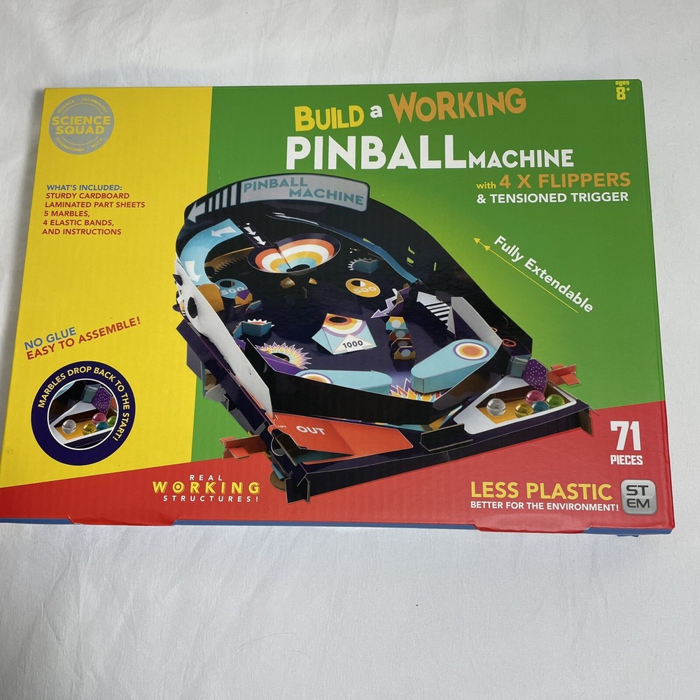 Build A Working Pinball Machine Science Squad