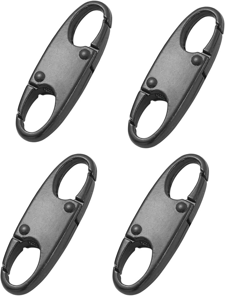 4pc Random Small Carabiner Clip, Zipper Clip, ZipperPull Replacement