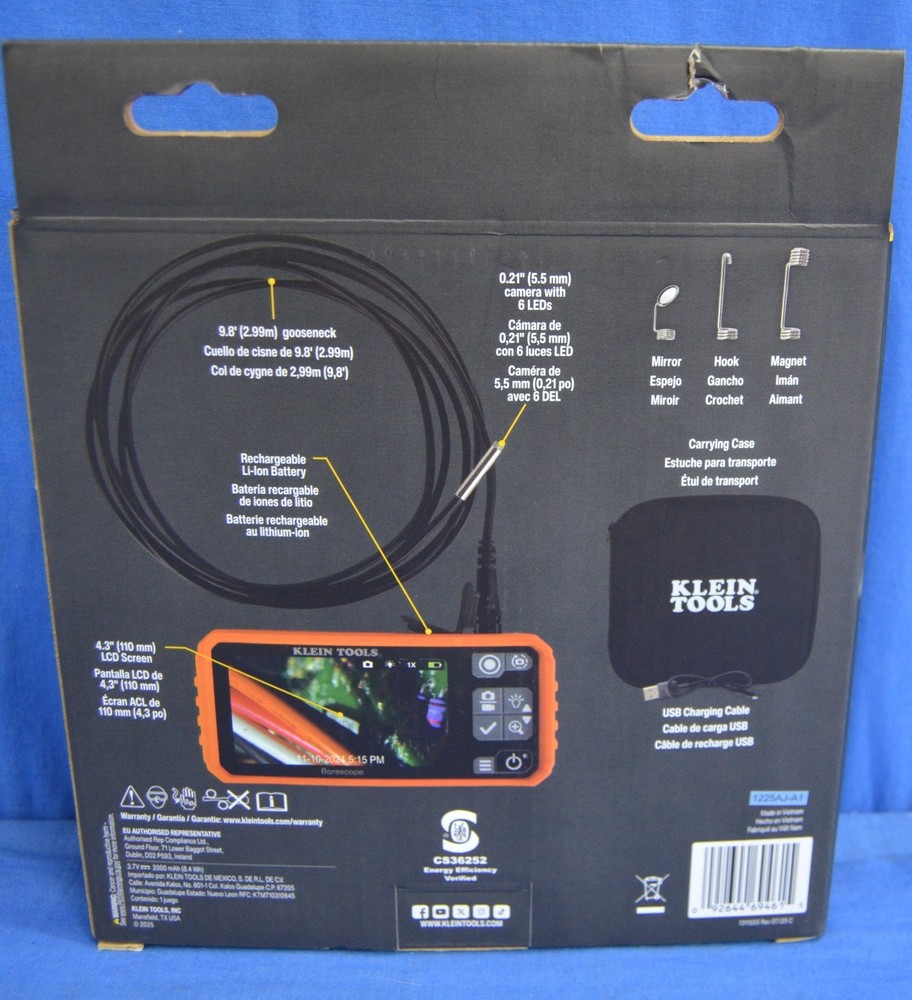Klein ET17 Utility Borescope Inspection Camera