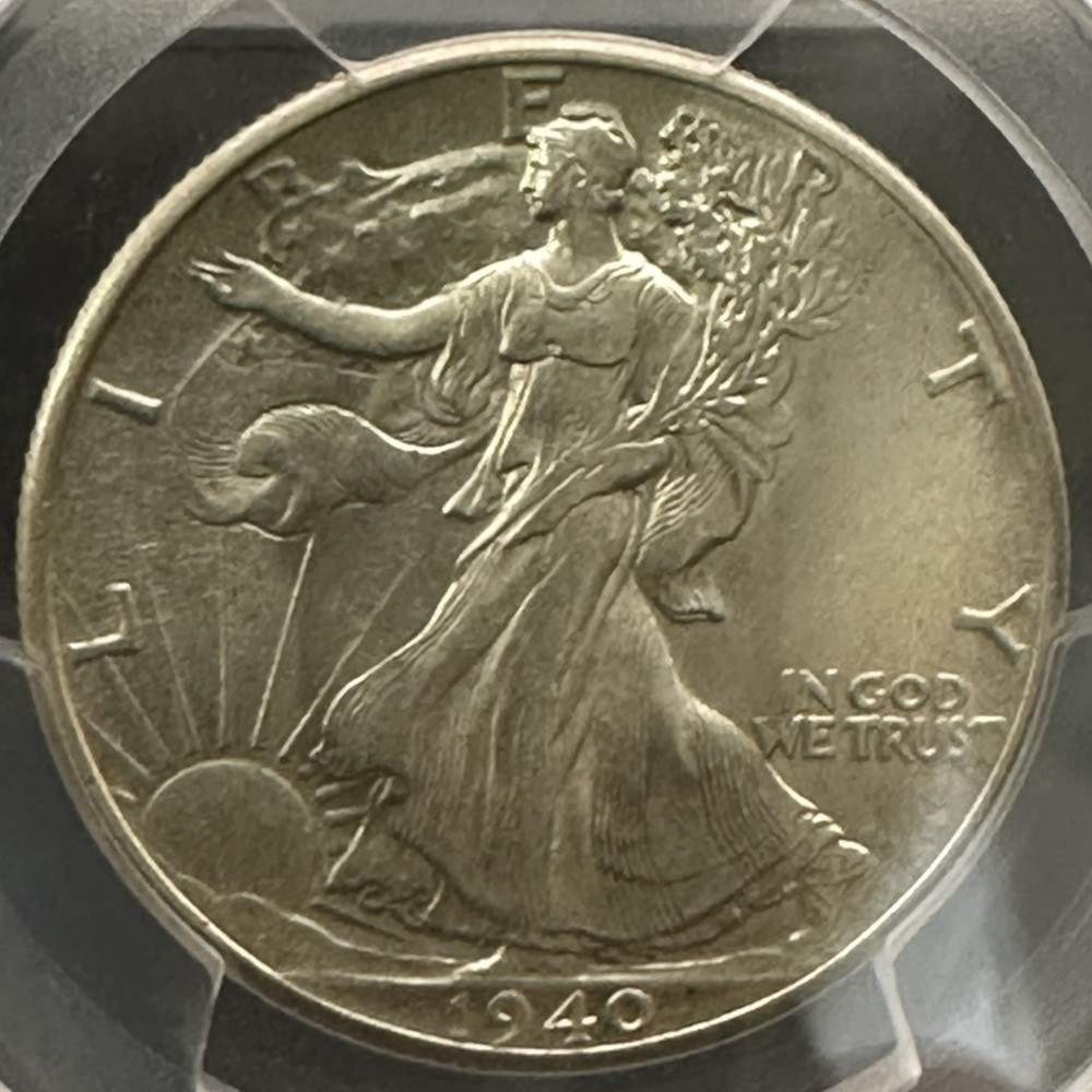1940-P 50C Waking Liberty Half Dollar PCGS MS64