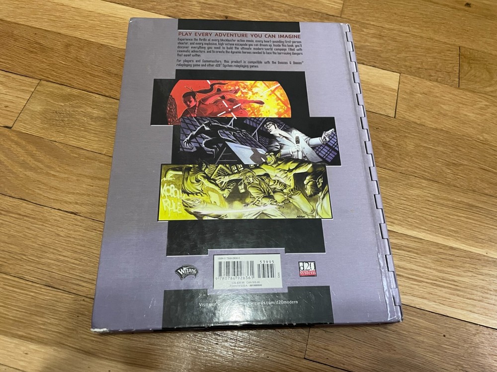 D20 Modern Role-Playing Game Core Rulebook HC