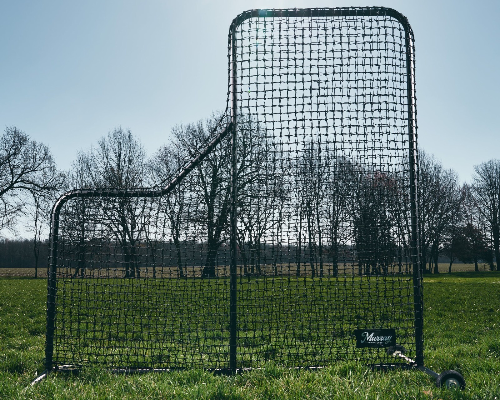 Murray Sporting Goods Baseball Batting L-Screen Protective Net - 7' x 7'