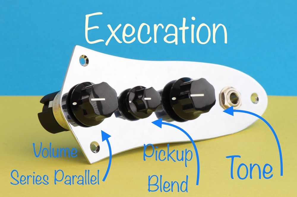 Execration . Fender Jazz Bass Push Pull Series Parallel with Blend Knob