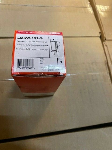 Watt Stopper LMSW-101-G Gray 1-Button (NEW)