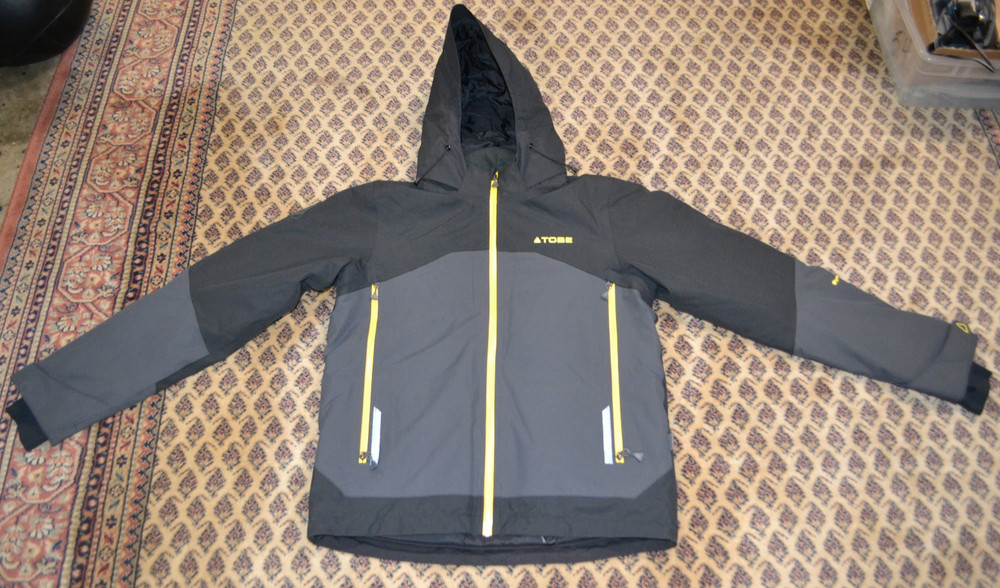Tobe Scope Snowmobile Jacket Shell Coat ~ Size Medium, Black/Gray ~ Winter Fun!
