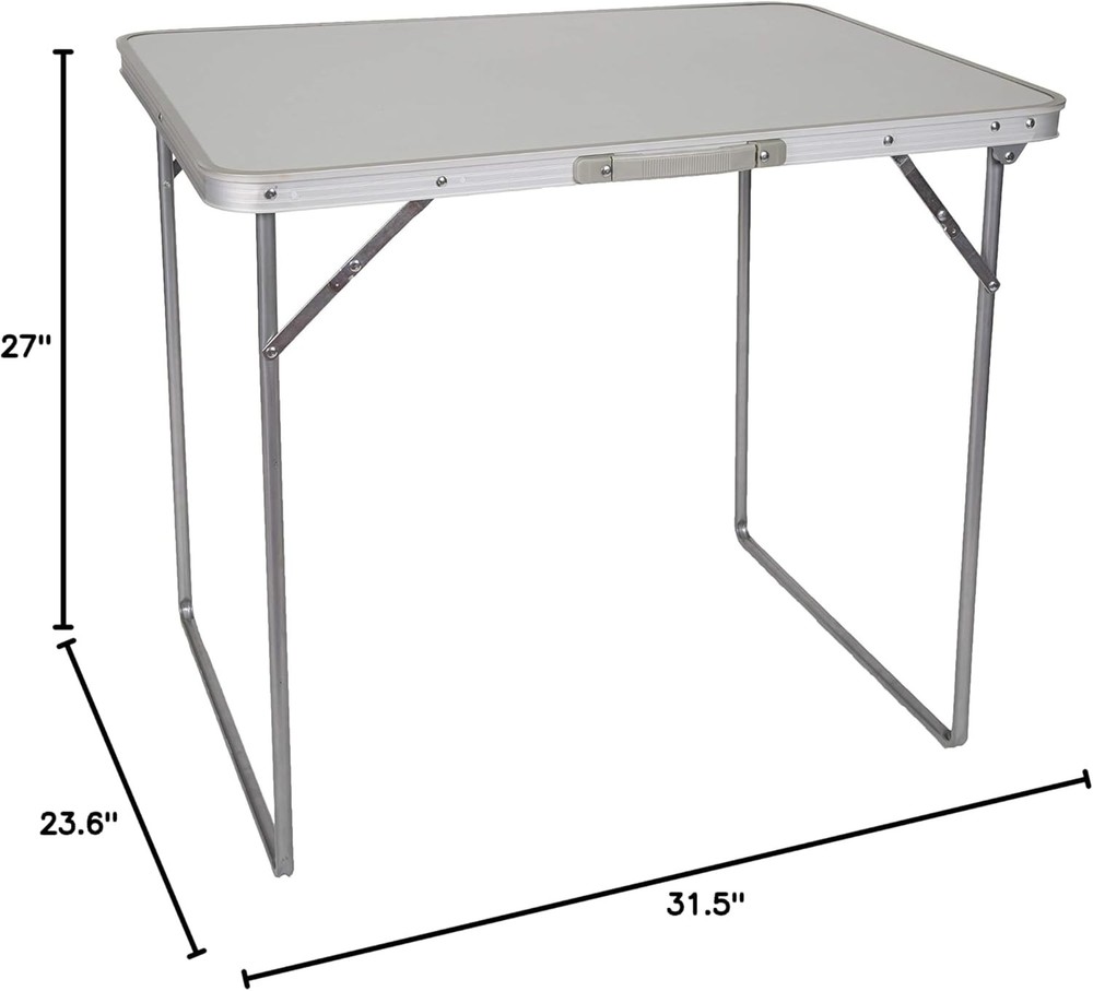 Portable Kids Picnic Table Foldable Space-Saving w/ Locking Legs