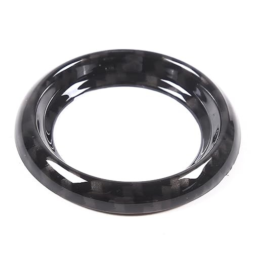 Ignition Starter Trim Ring Compatible with Corvette C8 Carbon Fiber Pattern