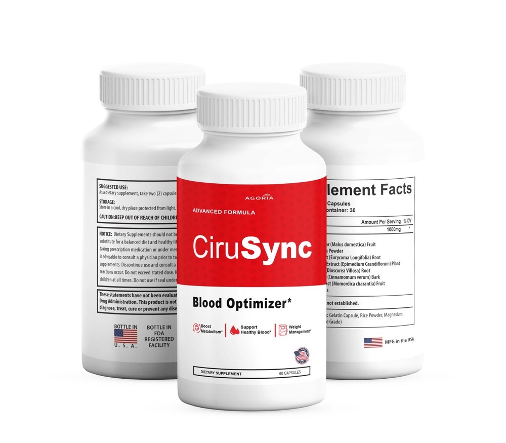 (2 Pack) CircuSync Advanced Blood Support Formula Supplement Circu Sync Capsules
