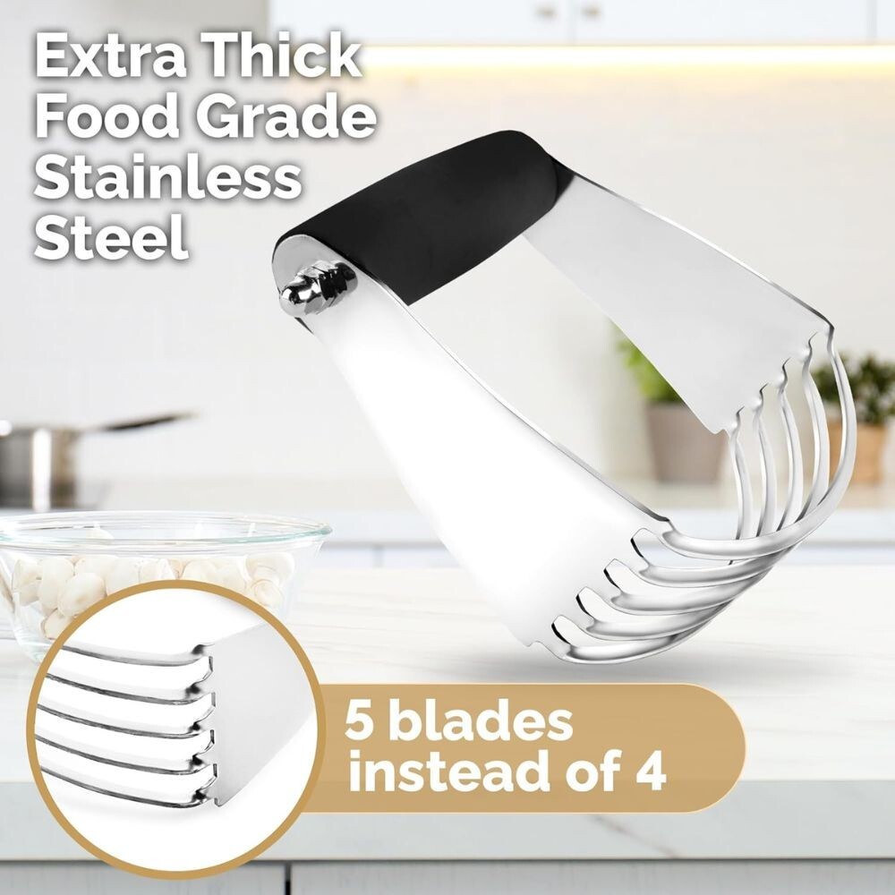 Zulay Kitchen Dough Blender & Pastry Cutter
