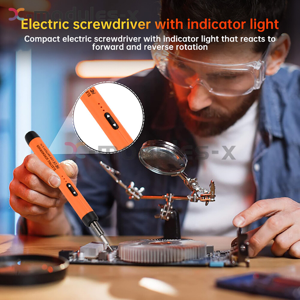46in1 Precision Electric Screwdriver Set Rechargeable Cordless Screwdriver U