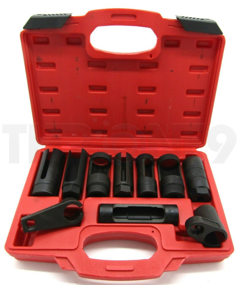 02 O2 Oxygen Sensor Socket Set – 10PCS O2 Sensor Socket Set Sensor Removal Tool