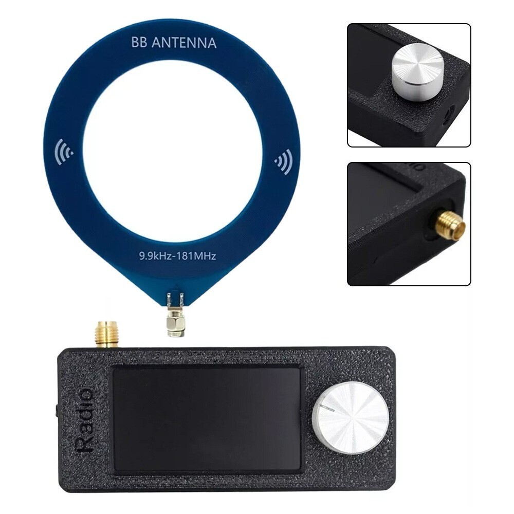 For SI4732 Radio RF Receiver 0.5-108MHz Loop Antenna Support LSB USB AM FM Modes