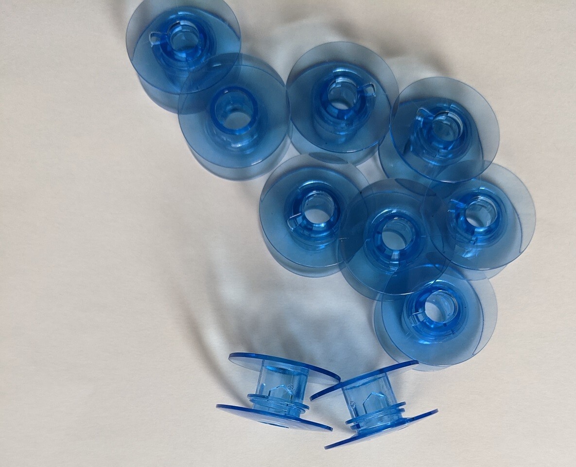 10 Replacement Blue Bobbins for Husqvarna Viking Designer Epic Group 8 920434096