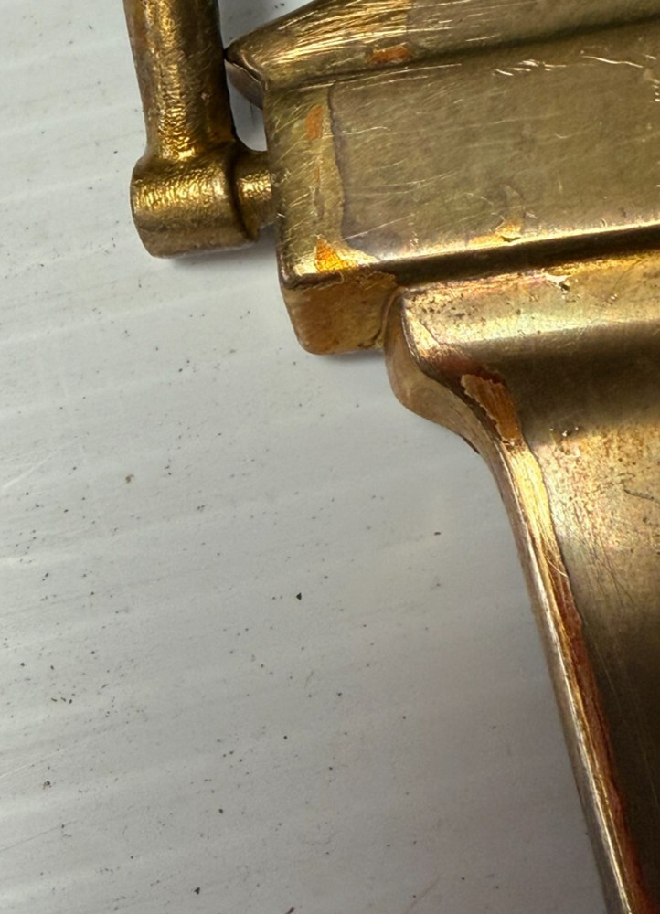 Vintage heavy Solid Brass Door Knocker 6.5" x 2.75"
