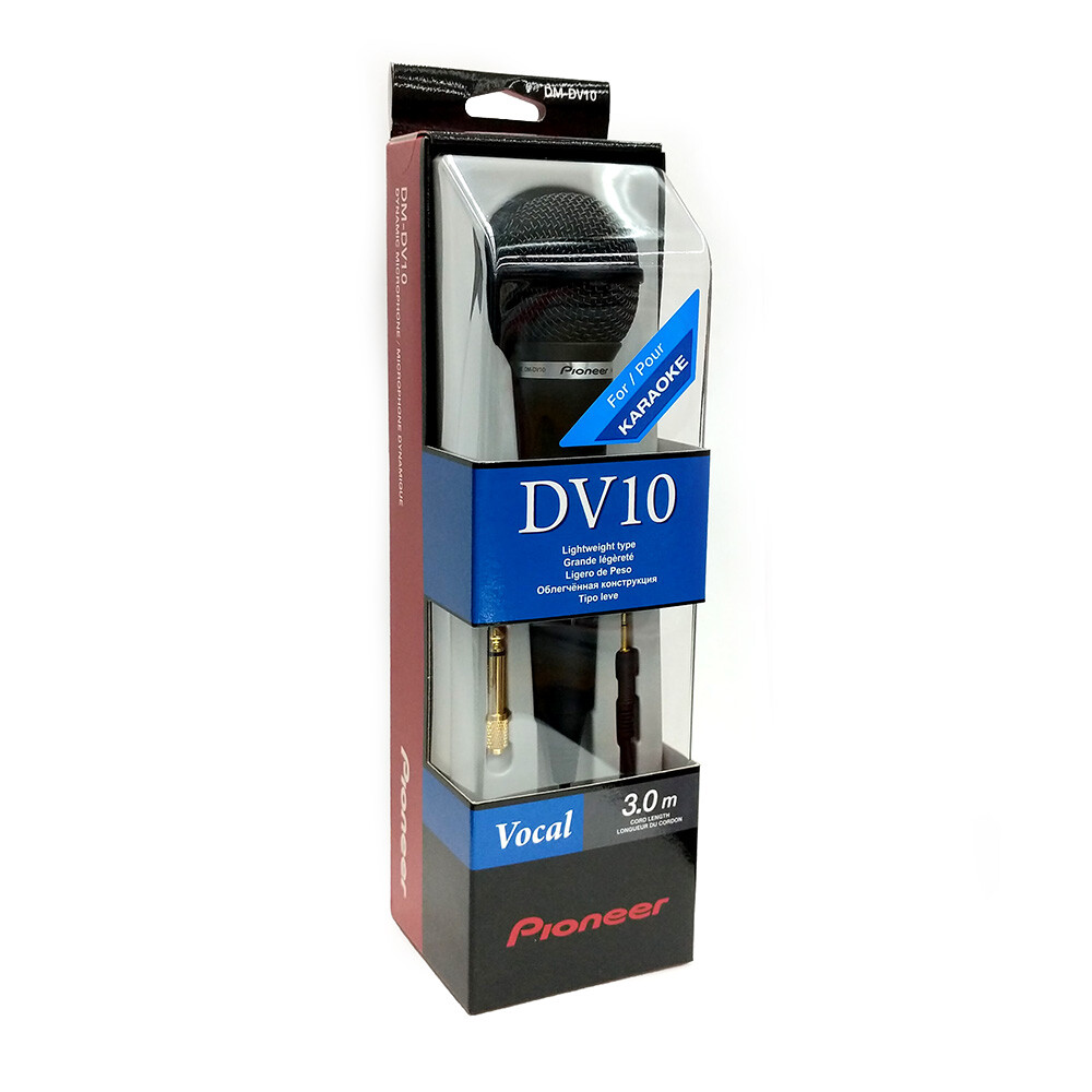 Pioneer DM-DV10 Vocal Stage Performance Wired Microphone Karaoke Mic