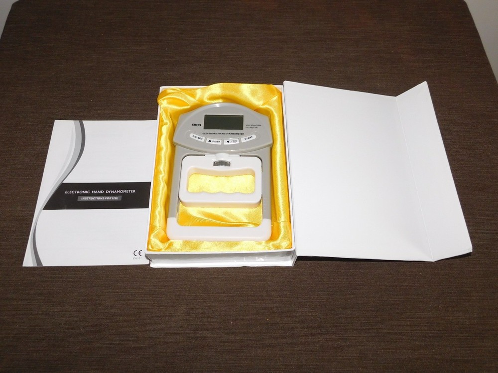 CE EH 101 ELECTRONIC HAND DYNAMOMETER HAND STRENGTH TESTER IN BOX