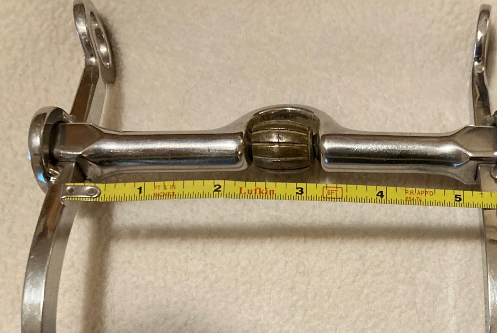 Sliester Slimline SS Port Curb Bit with Copper Roller