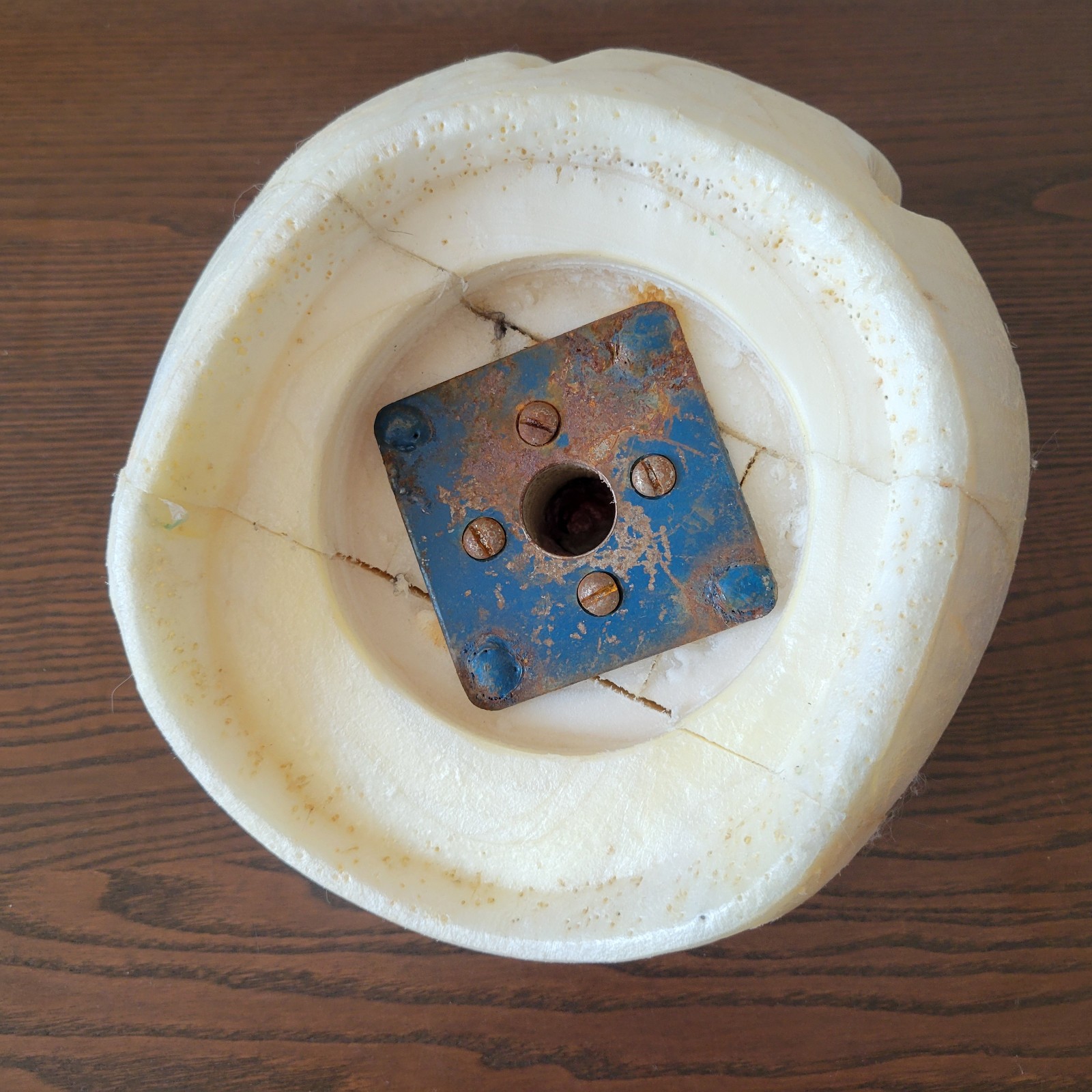 Crown beret Millinery Hat Block Plastic vintage form Antique mold Wooden Puzzle