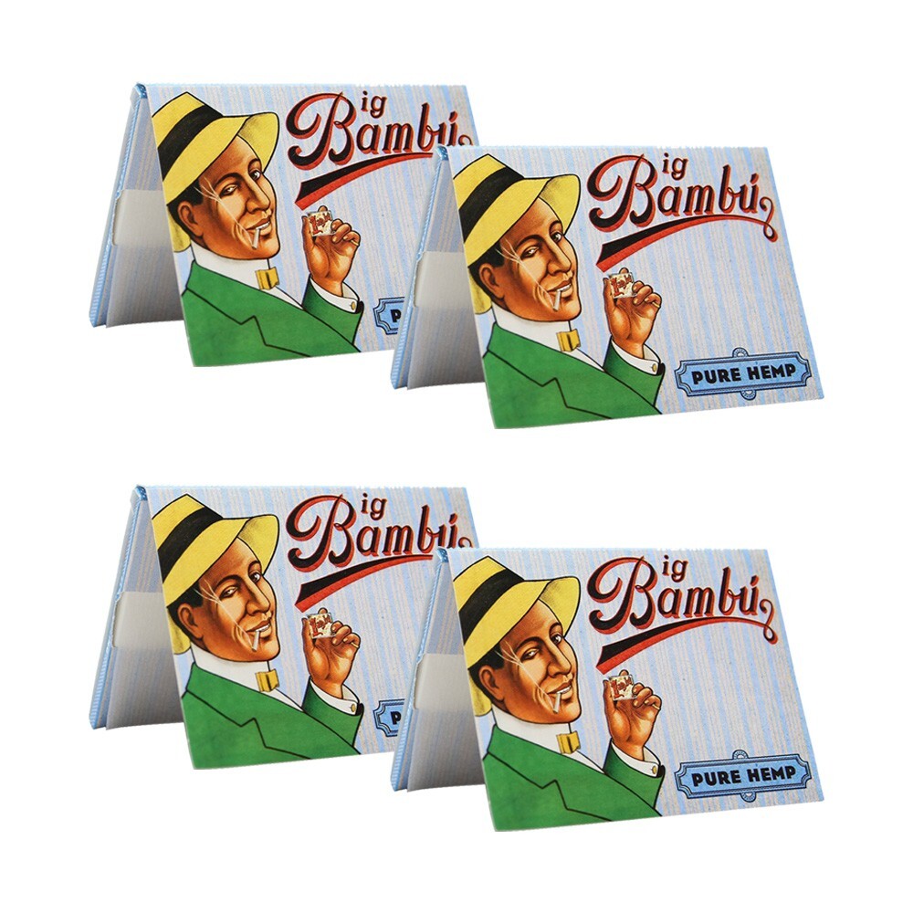 Big Bambu Pure Hemp Rolling Paper (4 Booklets)