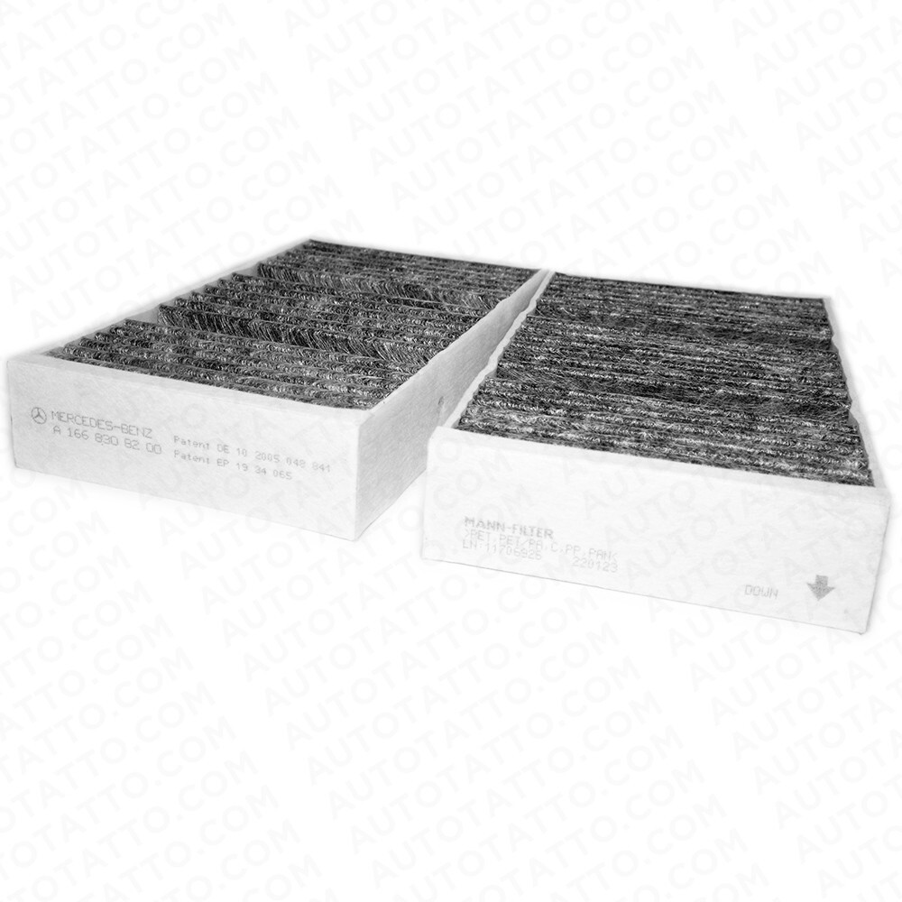 Mercedes-Benz GLS GLE GL ML Activated carbon Cabin Air Filter Kit OEM 1668300318