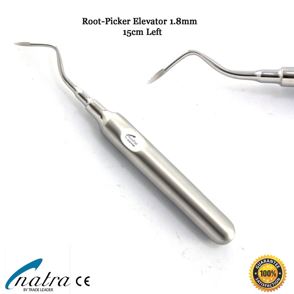 3 Pcs Dental Root Elevators HEIDBRINK Oral Surgery Luxating Root PICKER Elevator