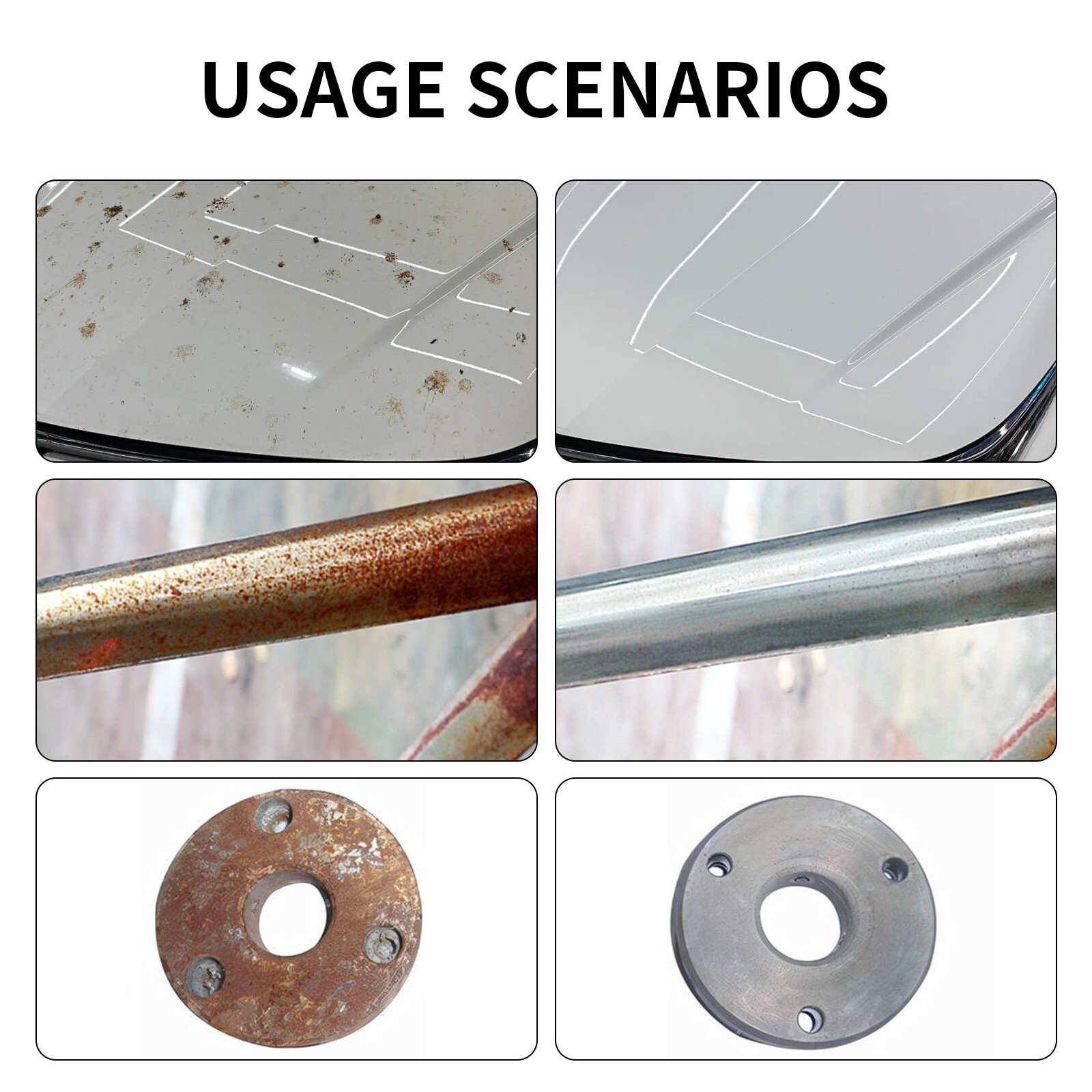 50 PCS 2 Inch Flap Disc for Die Grinder Sanding Disc & Holder, 36/60/80/120 Grit