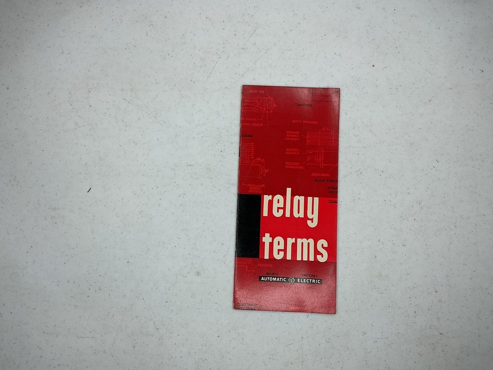1957 Automatic Electric Relay Terms Brochure