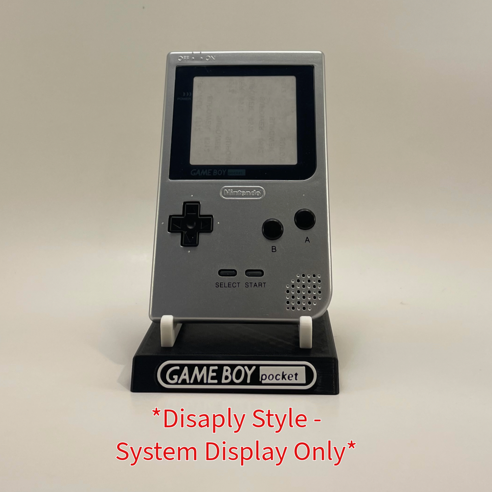 Nintendo Gameboy Pocket Display/Stand/Holder - DISPLAY ONLY (Customize Colors)