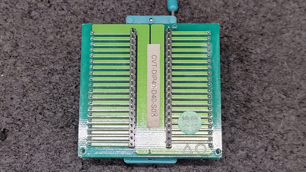 Rare PIC16C64 CVN CVT-DIP40-D40-08 IC Chip Programming Adapter Socket